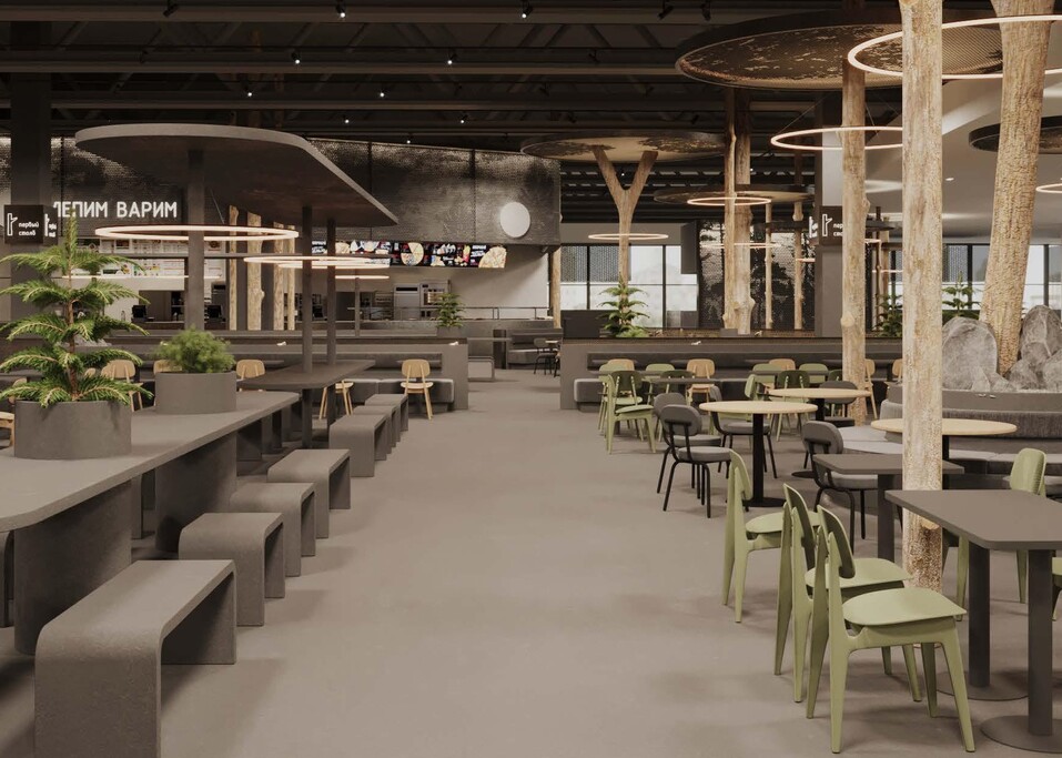 Как изменится фуд-корт и первый этаж ТРЦ «Планета» после масштабной смены концепции? 1 Как изменится фуд-корт и первый этаж ТРЦ «Планета» после масштабной смены концепции? 1