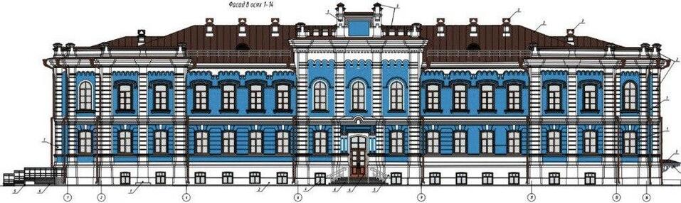 Как отреставрируют здание бывшего реального училища в центре Тюмени 1 Как отреставрируют здание бывшего реального училища в центре Тюмени 1