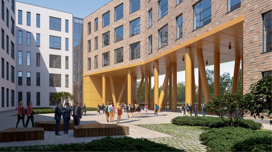 В Академическом планируют построить еще одну школу. Ее эскизный проект уже согласован 1 В Академическом планируют построить еще одну школу. Ее эскизный проект уже согласован 1