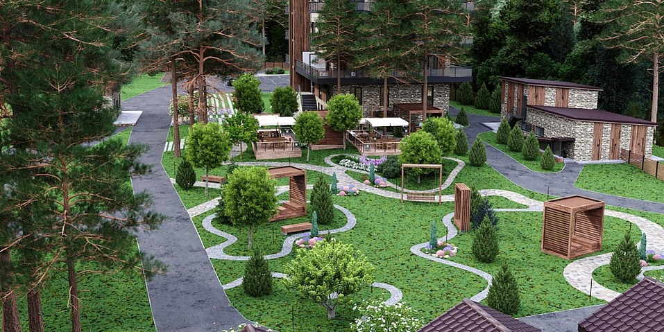 Курорт «Родники»: премиум-апартаменты на берегу озера 4 Курорт «Родники»: премиум-апартаменты на берегу озера 4