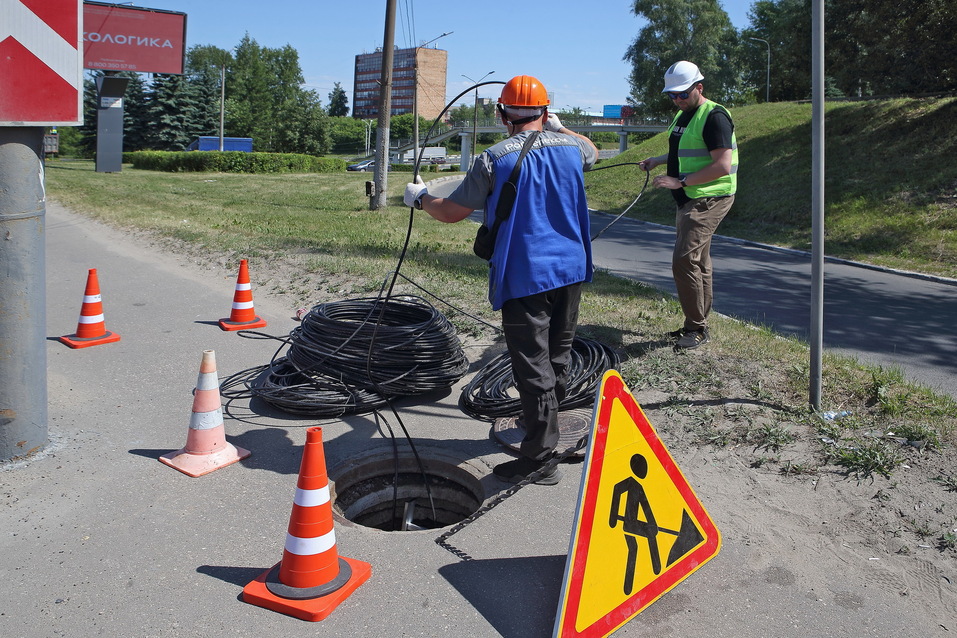 Транспортную магистраль в Нижнем Новгороде освободят от проводов 3 Транспортную магистраль в Нижнем Новгороде освободят от проводов 3