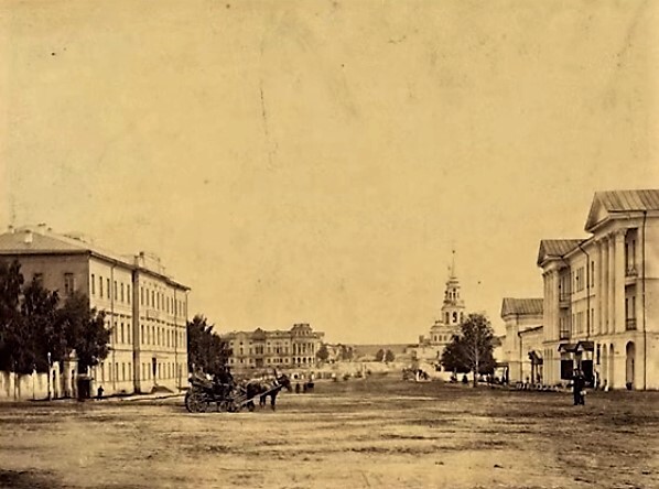 Соборная площадь. Екатеринбург, XIX в. Соборная площадь. Екатеринбург, XIX в.