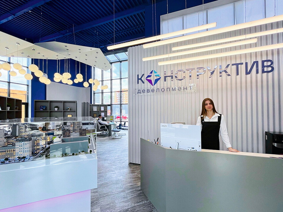 Новый взгляд: каким получился офис продаж «Конструктив Девелопмент» 1 Новый взгляд: каким получился офис продаж «Конструктив Девелопмент» 1