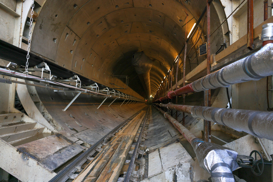 В Красноярске начали рыть левый тоннель метро от ул. Шахтеров 1 В Красноярске начали рыть левый тоннель метро от ул. Шахтеров 1