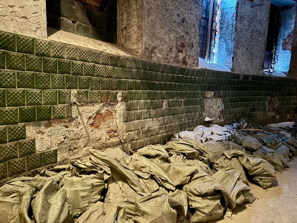 Противоаварийные работы в Круглой бане закончатся в феврале 2025 года 4 Противоаварийные работы в Круглой бане закончатся в феврале 2025 года 4