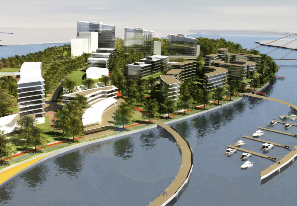 Проект включал отели с конгресс-центром, апарт-отели, бизнес-центр, выставочный комплекс, спортклуб, яхт-клуб и другую инфраструктуру (Фото: GVA Sawyer) Проект включал отели с конгресс-центром, апарт-отели, бизнес-центр, выставочный комплекс, спортклуб, яхт-клуб и другую инфраструктуру (Фото: GVA Sawyer)