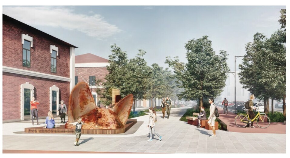 Золотых кошек в сквере на улице Первомайской предлагают убрать с дороги 1 Золотых кошек в сквере на улице Первомайской предлагают убрать с дороги 1