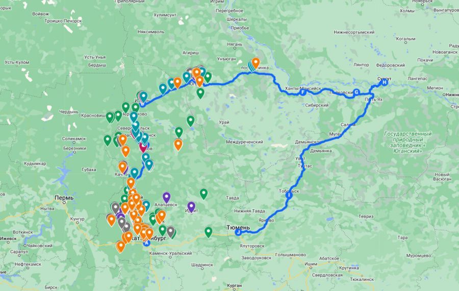 Тюмень, Екатеринбург и Ханты-Мансийск хотят объединить в кольцевой маршрут 1 Тюмень, Екатеринбург и Ханты-Мансийск хотят объединить в кольцевой маршрут 1