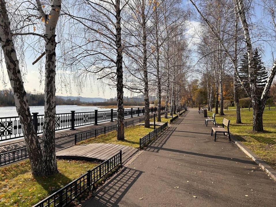 Центральная набережная Красноярска также находится в ведении Красгорпарка; Фото: vk.com/krasgorpark Центральная набережная Красноярска также находится в ведении Красгорпарка; Фото: vk.com/krasgorpark