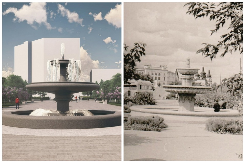 В центре Тюмени предлагают воссоздать подаруевский водопроводный фонтан 2 В центре Тюмени предлагают воссоздать подаруевский водопроводный фонтан 2