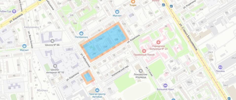 На Эльмаше утверждена новая зона под КРТ. Здесь снесут 16 жилых домов 1 На Эльмаше утверждена новая зона под КРТ. Здесь снесут 16 жилых домов 1