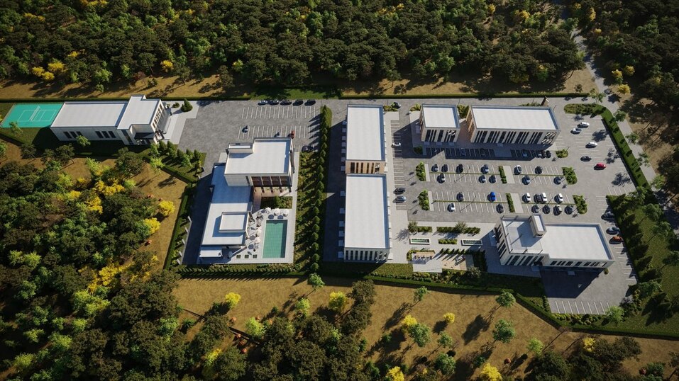 Возле аэропорта Рощино началось строительство нового торгового комплекса 1 Возле аэропорта Рощино началось строительство нового торгового комплекса 1