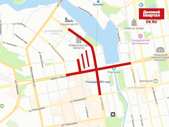 В центре Екатеринбурга перекроют дороги для репетиции парада Победы 1 В центре Екатеринбурга перекроют дороги для репетиции парада Победы 1