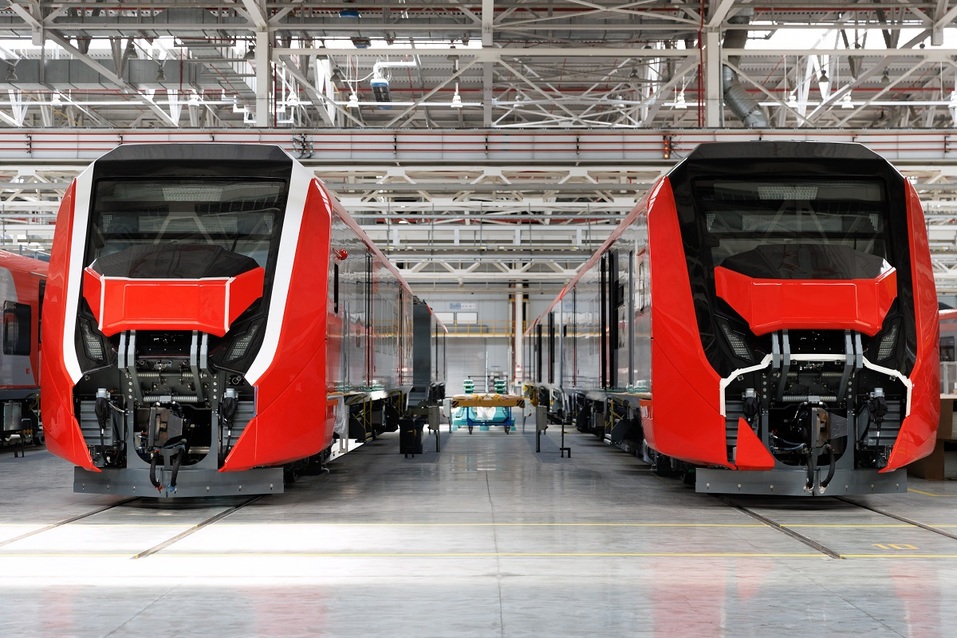 На стройплощадке производства поездов для ВСМ смонтированы 3,5 тыс. т металлоконструкций 1 На стройплощадке производства поездов для ВСМ смонтированы 3,5 тыс. т металлоконструкций 1