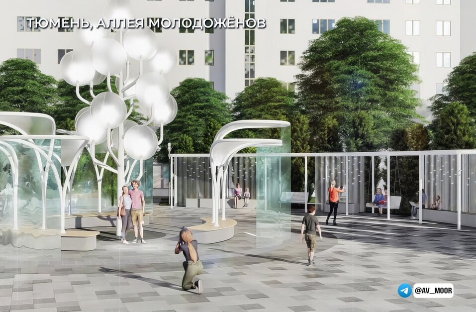 Определены варианты благоустройства трех общественных пространств в Тюмени 3 Определены варианты благоустройства трех общественных пространств в Тюмени 3