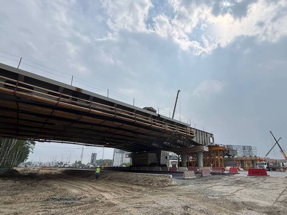 Развязку на Московском тракте в Тюмени планируют достроить к концу года 1 Развязку на Московском тракте в Тюмени планируют достроить к концу года 1