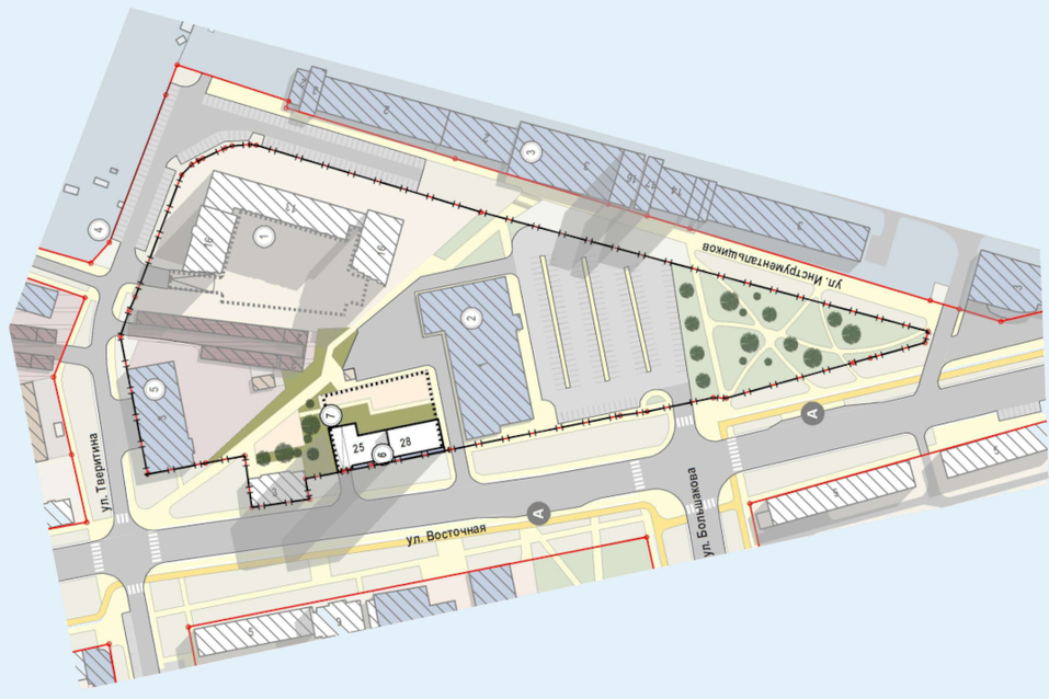 Новые высотки появятся на улице Восточной в Екатеринбурге 3 Новые высотки появятся на улице Восточной в Екатеринбурге 3