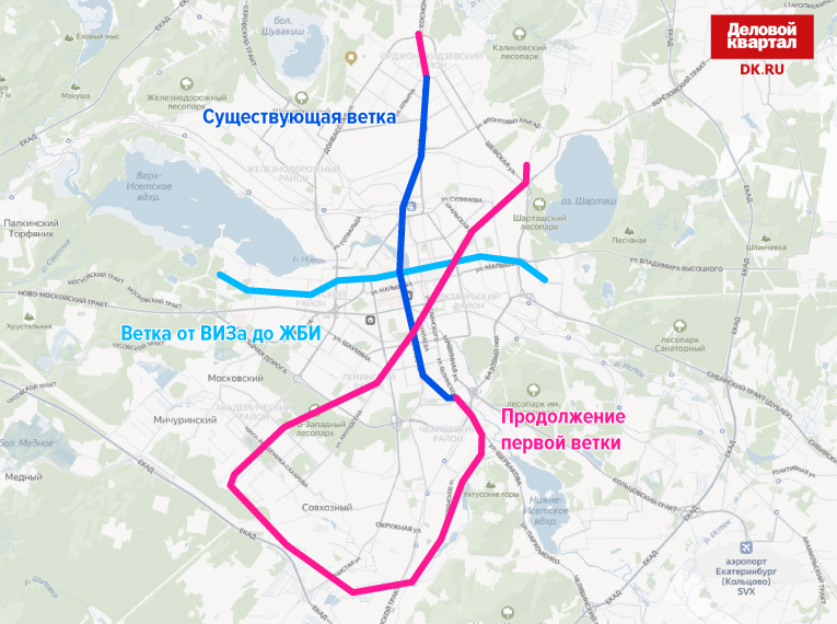 Через Елизавет и Солнечный в Академический: осенью в Екатеринбурге утвердят «новое» метро 1 Через Елизавет и Солнечный в Академический: осенью в Екатеринбурге утвердят «новое» метро 1