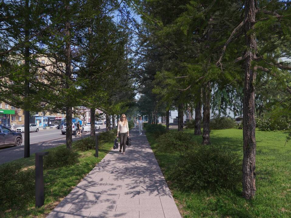 В центре Красноярска появятся велосипедные дорожки 2 В центре Красноярска появятся велосипедные дорожки 2