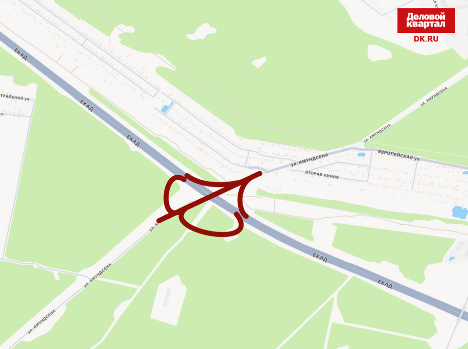 Сроки строительства новой развязки для выезда из Академического на ЕКАД скорректировали 1 Сроки строительства новой развязки для выезда из Академического на ЕКАД скорректировали 1