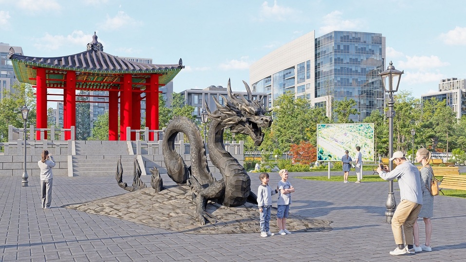 В Тюмени реконструируют парк российско-корейской дружбы 2 В Тюмени реконструируют парк российско-корейской дружбы 2