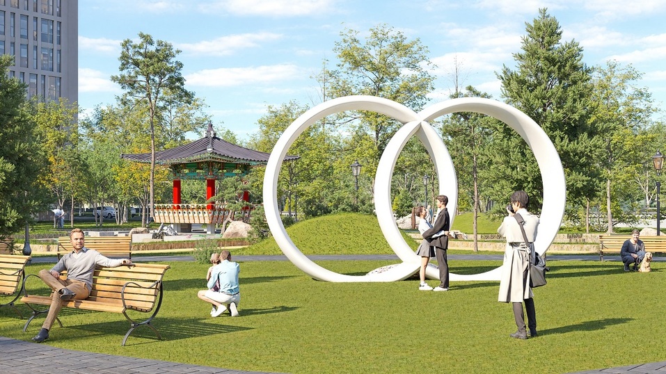 В Тюмени реконструируют парк российско-корейской дружбы 4 В Тюмени реконструируют парк российско-корейской дружбы 4
