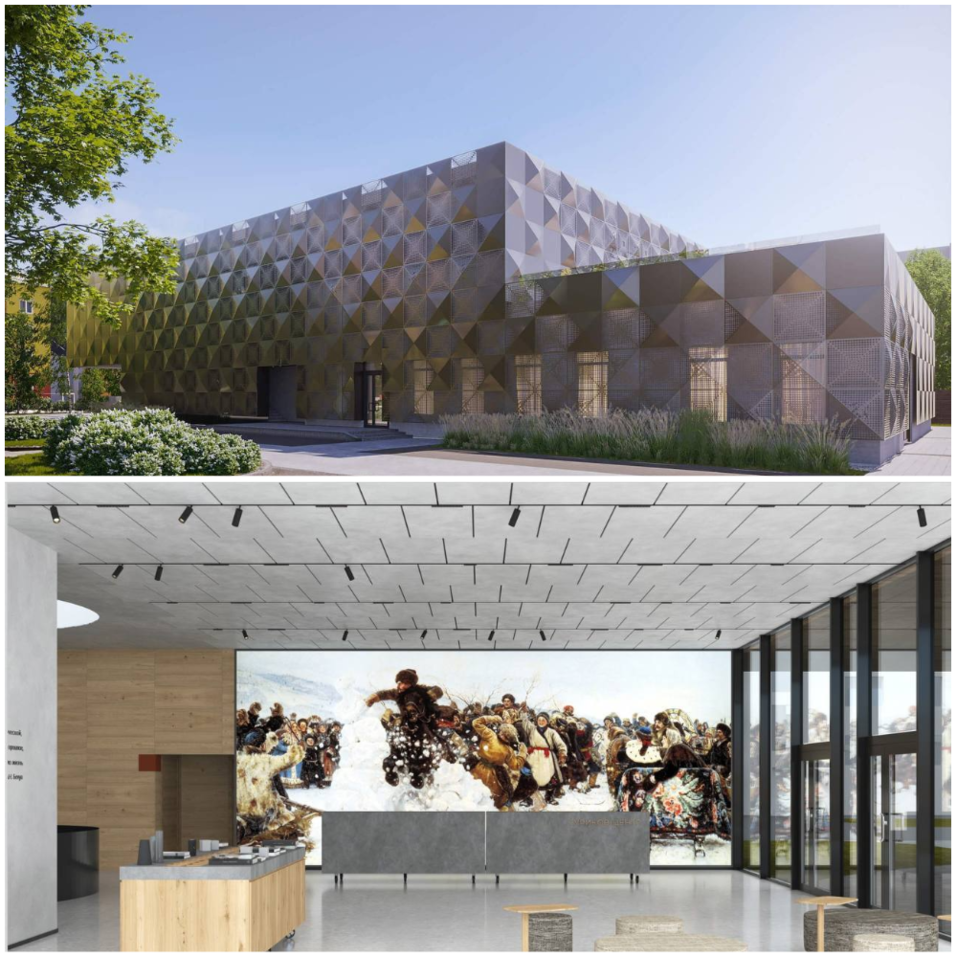 Подарок к 400-летию за 400 млн рублей: в Красноярске начали строить «Суриков-центр» 2 Подарок к 400-летию за 400 млн рублей: в Красноярске начали строить «Суриков-центр» 2