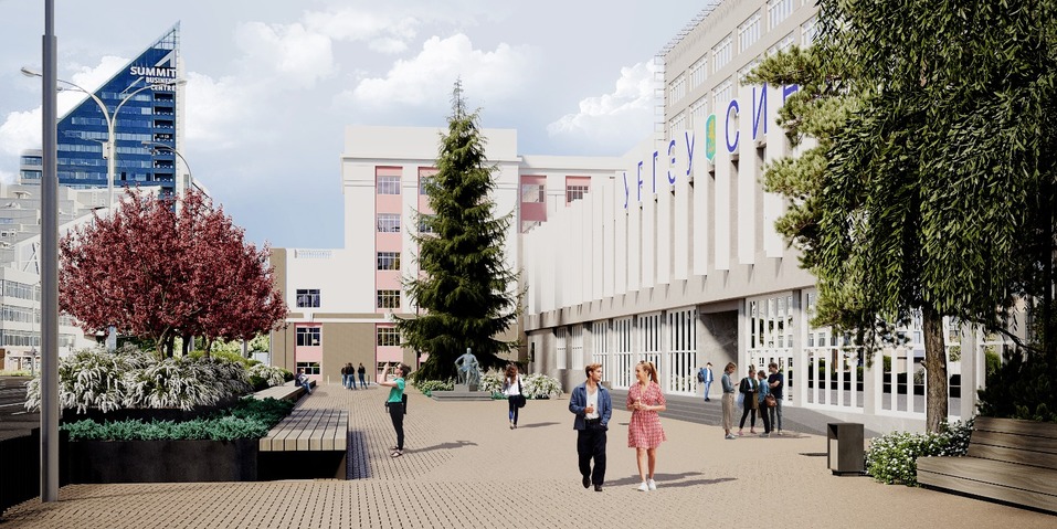 «Золотое Яблоко» обустроит сквер в центре Екатеринбурга: рендеры 2 «Золотое Яблоко» обустроит сквер в центре Екатеринбурга: рендеры 2