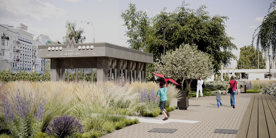 «Золотое Яблоко» обустроит сквер в центре Екатеринбурга: рендеры 3 «Золотое Яблоко» обустроит сквер в центре Екатеринбурга: рендеры 3