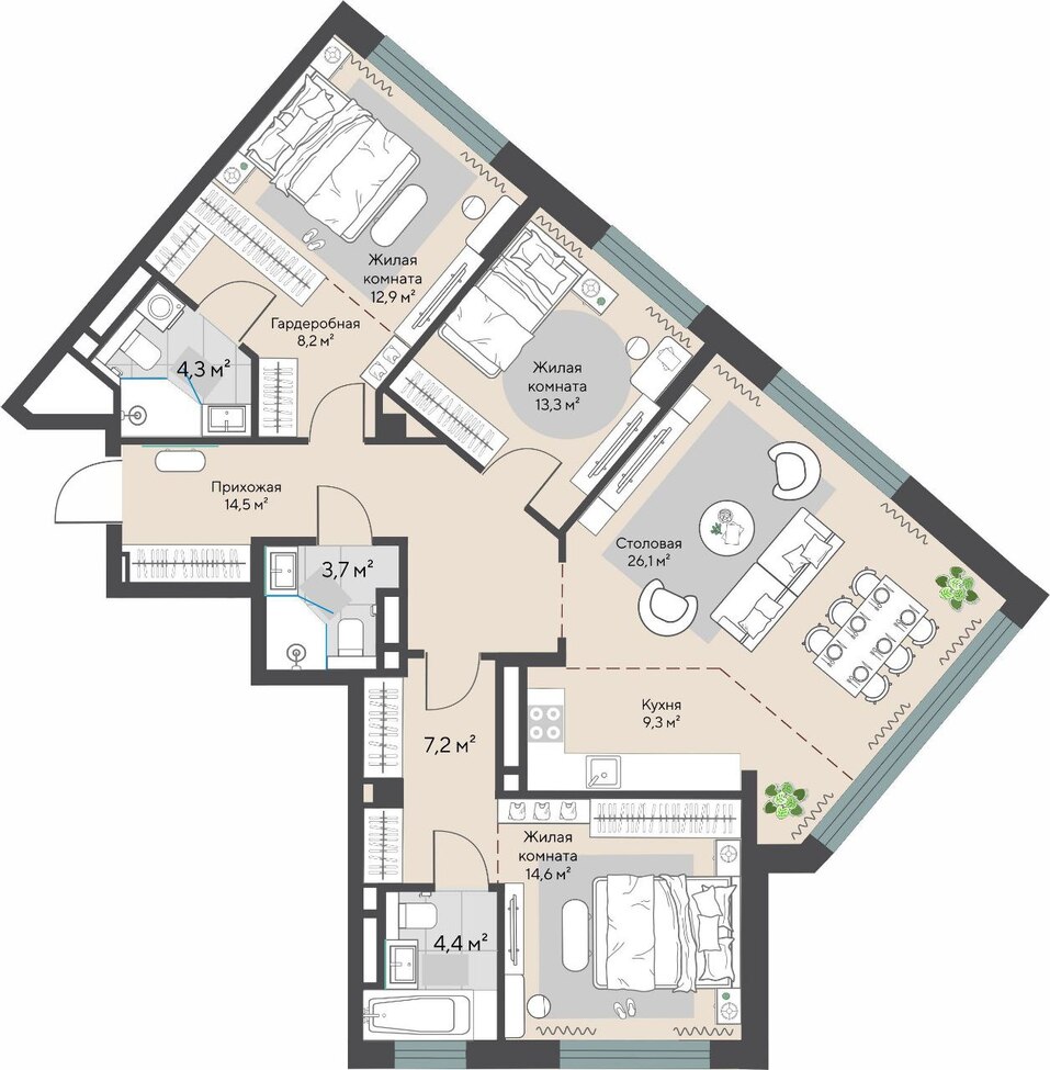 Заглядываем на стройплощадку самого амбициозного ЖК в Екатеринбурге: каким он будет 11 Заглядываем на стройплощадку самого амбициозного ЖК в Екатеринбурге: каким он будет 11