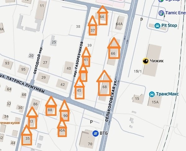 Мэрия одобрила снос 13 домов на Вторчермете: карта 1 Мэрия одобрила снос 13 домов на Вторчермете: карта 1