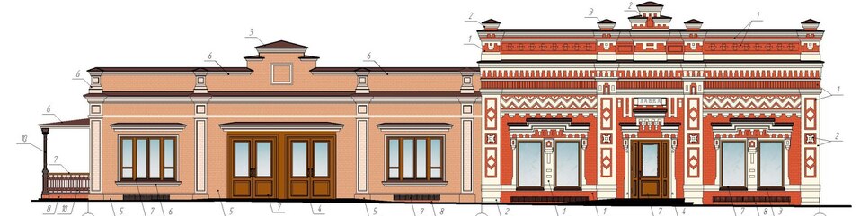 Реставрация здания «Хозтоваров» в центре Тюмени завершится в 2026 году 2 Реставрация здания «Хозтоваров» в центре Тюмени завершится в 2026 году 2
