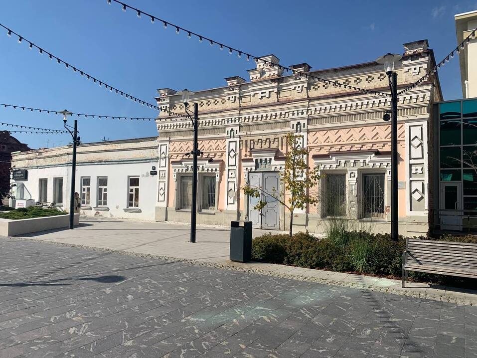 Реставрация здания «Хозтоваров» в центре Тюмени завершится в 2026 году 1 Реставрация здания «Хозтоваров» в центре Тюмени завершится в 2026 году 1