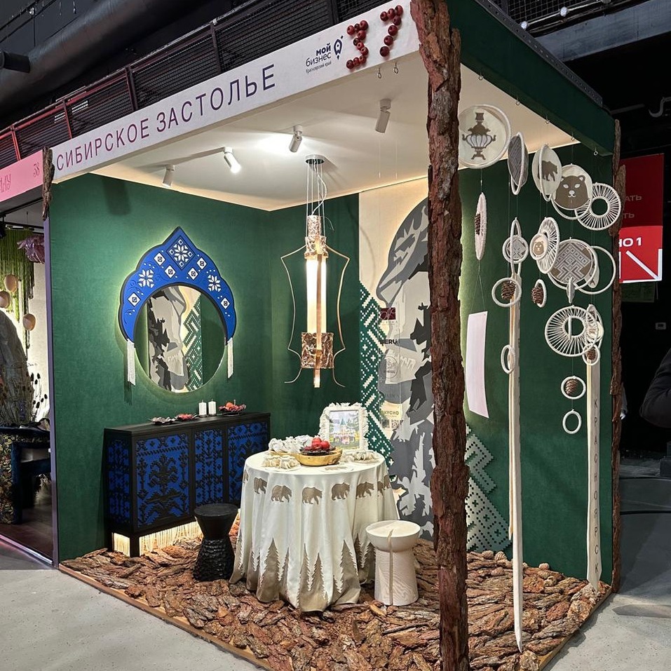 Студия из Красноярска представила регион на интерьерной выставке в Москве 1 Студия из Красноярска представила регион на интерьерной выставке в Москве 1