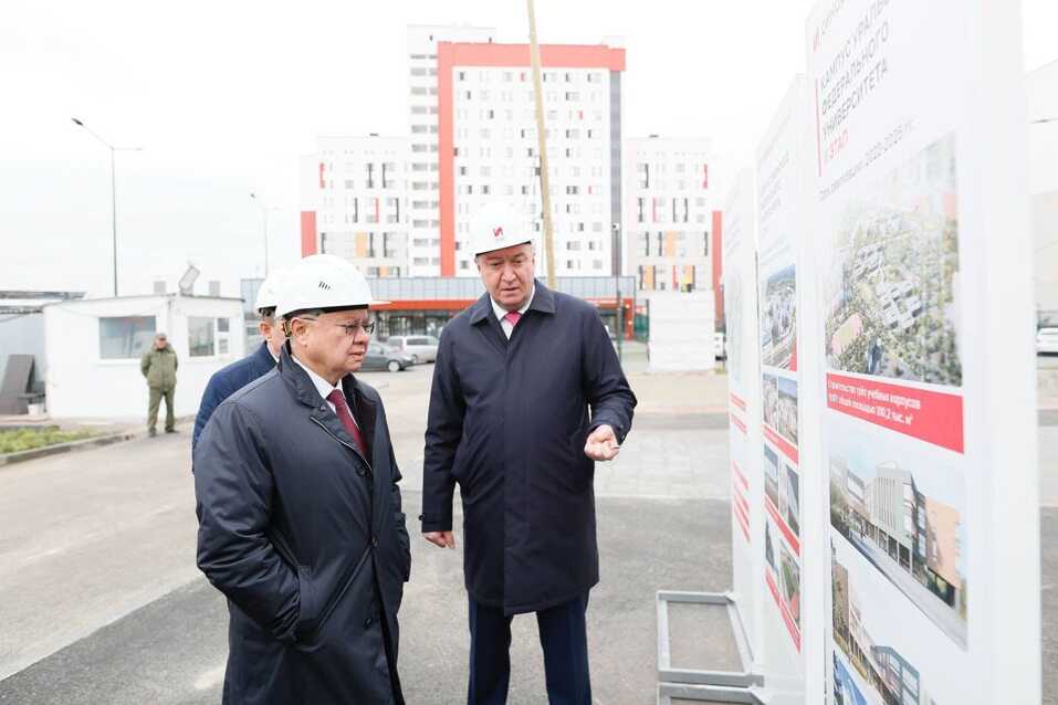 Министр строительства и ЖКХ РФ Ирек Файзуллин посетил строящийся кампус УрФУ 3 Министр строительства и ЖКХ РФ Ирек Файзуллин посетил строящийся кампус УрФУ 3