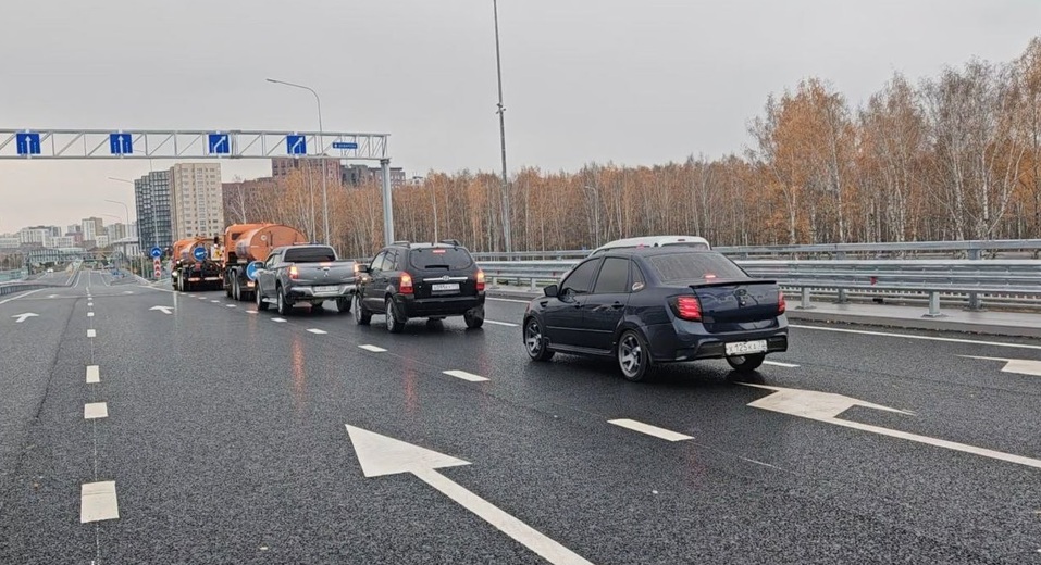 Запущено рабочее движение по новой развязке на выезде из Тюмени 1 Запущено рабочее движение по новой развязке на выезде из Тюмени 1