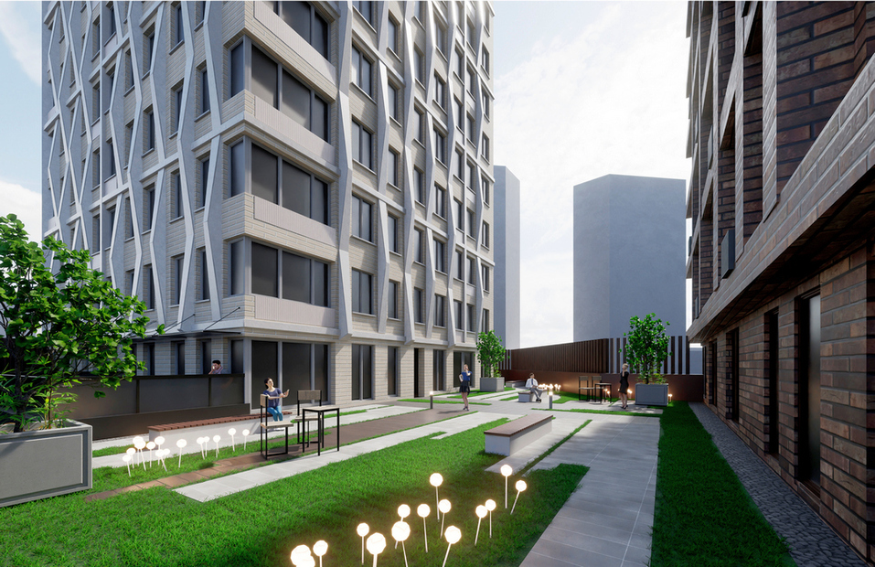 Благоустройство террас в ЖК Runway Благоустройство террас в ЖК Runway