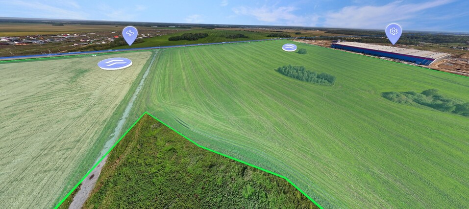 Рядом с тюменским распредцентром OZON может появиться еще один складской объект 1 Рядом с тюменским распредцентром OZON может появиться еще один складской объект 1