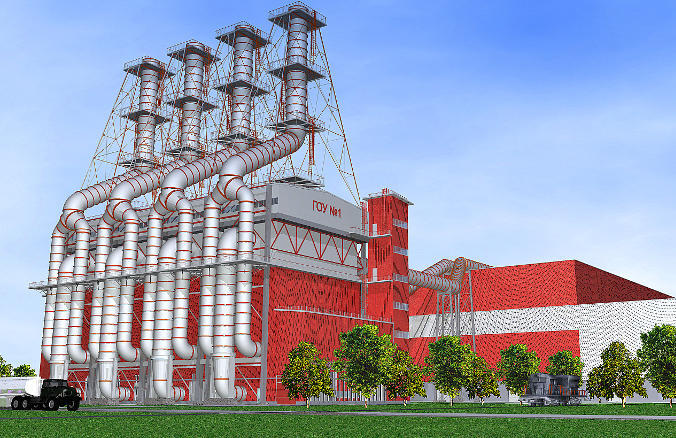 Рендер с изображением отмененного завода ферросплавов под Красноярском Рендер с изображением отмененного завода ферросплавов под Красноярском