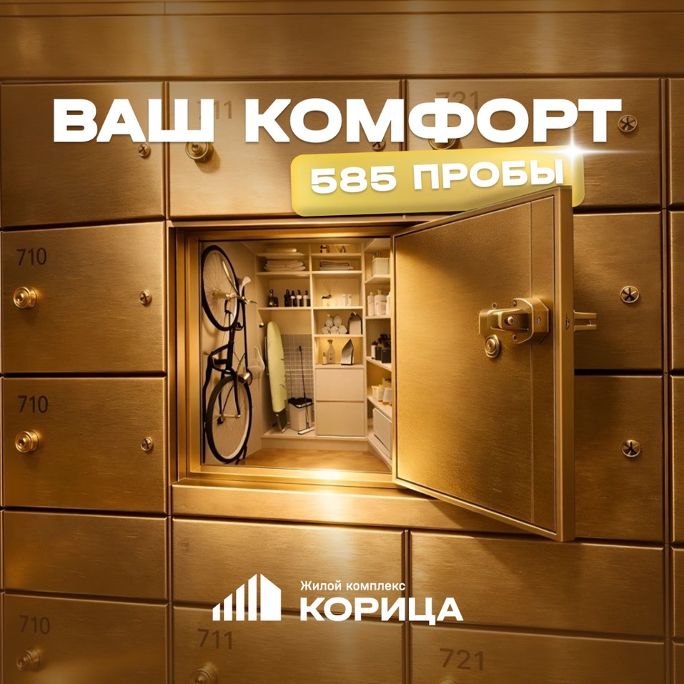Комфорт 585 пробы для жителей ЖК «Корица» 1 Комфорт 585 пробы для жителей ЖК «Корица» 1