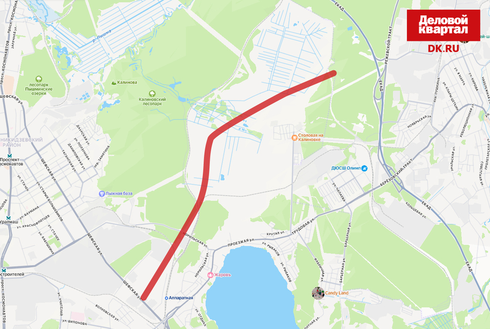 Еще один новый выезд на ЕКАД появится в Екатеринбурге 1 Еще один новый выезд на ЕКАД появится в Екатеринбурге 1