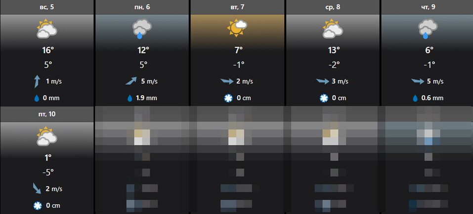 Красноярск ожидает похолодание к концу второй недели апреля
1 Красноярск ожидает похолодание к концу второй недели апреля
1