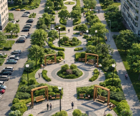 В Екатеринбурге за право благоустройства борются 17 парков: рендеры 2 В Екатеринбурге за право благоустройства борются 17 парков: рендеры 2