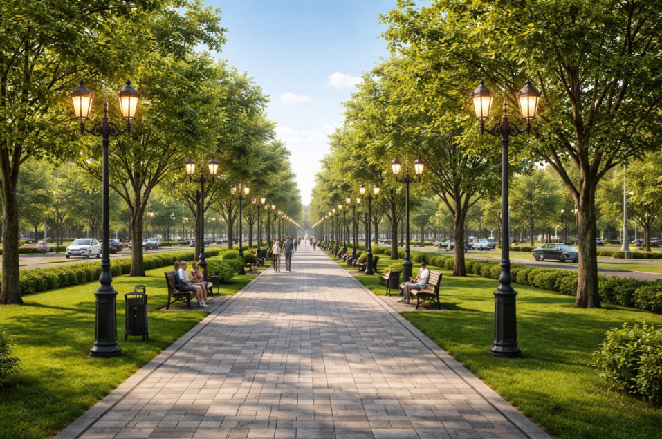 В Екатеринбурге за право благоустройства борются 17 парков: рендеры 8 В Екатеринбурге за право благоустройства борются 17 парков: рендеры 8