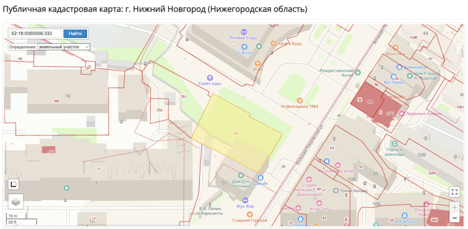 На центральной улице Нижнего Новгорода заберут у собственника земельный участок 1 На центральной улице Нижнего Новгорода заберут у собственника земельный участок 1