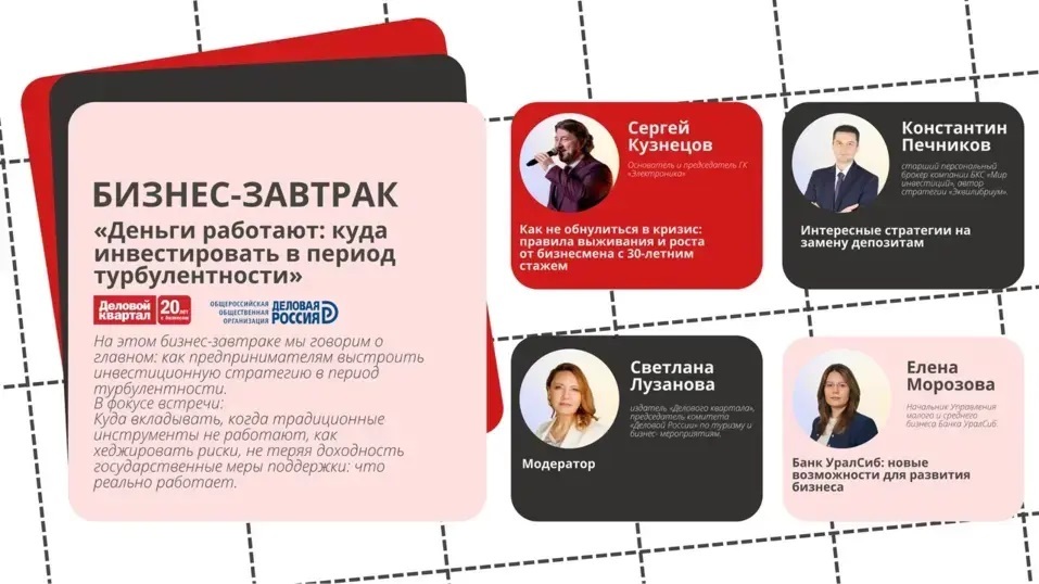 Неопределенность может сыграть и в плюс! 29 апреля «ДК» приглашает на бизнес-завтрак 1 Неопределенность может сыграть и в плюс! 29 апреля «ДК» приглашает на бизнес-завтрак 1