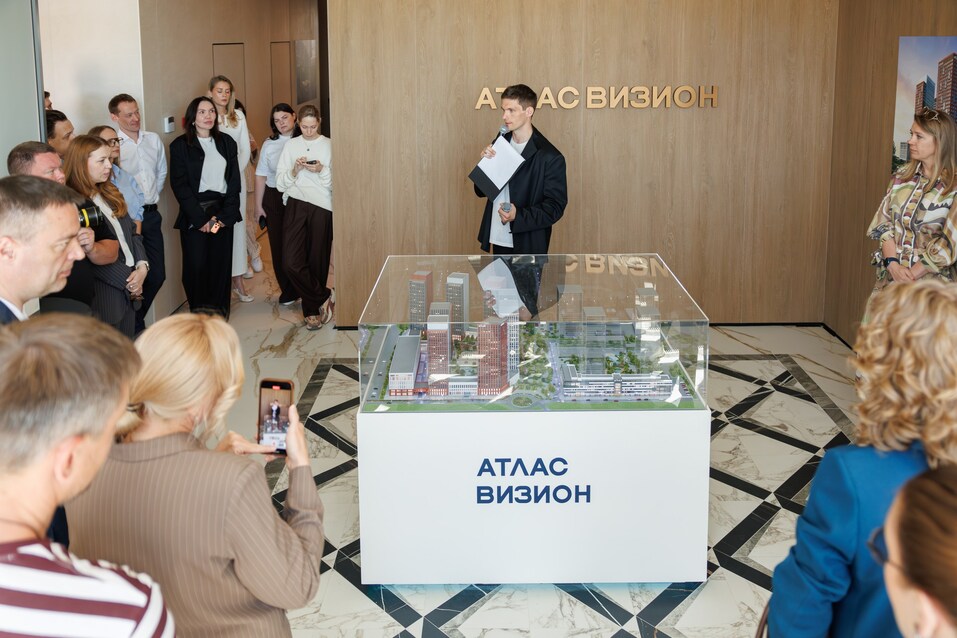 Новый ориентир на карте города. На ВИЗе заложили первый камень ЖК «Атлас Визион» 5 Новый ориентир на карте города. На ВИЗе заложили первый камень ЖК «Атлас Визион» 5