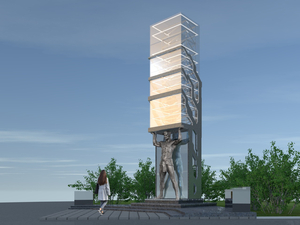 В Екатеринбурге выбирают место для скульптуры «Атланты стройки». Голосовать могут все