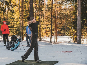 Ландшафтный парк «Юдинская долина»: Зима и гольф!