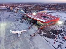 В челябинском аэропорту массово задержаны утренние рейсы из-за снегопада